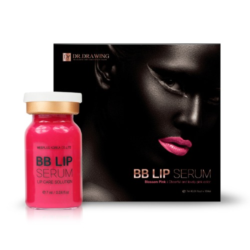 Dr.Drawing BB Lip 'Blossom Pink' Оттеночная мезо сыворотка для губ, оттенок Розовый, 10 ампул х 7 мл