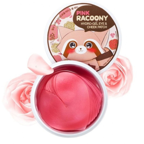 Secret Key Гидрогелевые патчи для глаз и щек Pink Racoony Hydro-Gel Eye & Cheek Patch