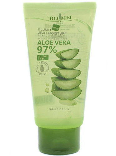 Blumei Jeju Moisture Aloe 97% Soothing Gel (tube) Успокаивающий гель с алоэ 300 мл