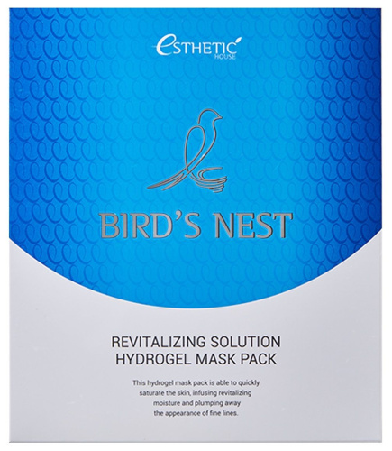 Esthetic House Набор/Гидрогелевая маска для лица BIRD'S NEST REVITALIZING HYDROGEL MASK PACK, 5 шт