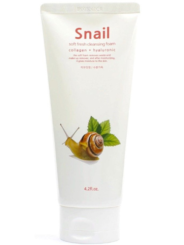 Kkotminam So Fresh Cleansing Foam Snail  Пена для умывания с улиточным муцином 120 мл