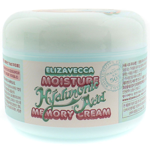 Elizavecca Moisture Hyaluronic Acid Memory Cream Крем кислородный с гиалуроновой кислотой 100 мл фото 2