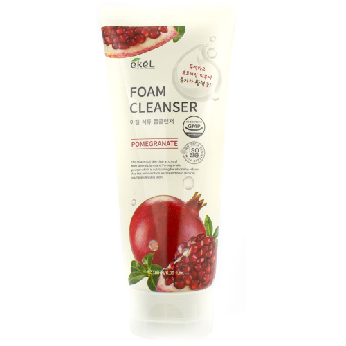 Ekel Foam Cleanser 180 мл Pomegrante Пена для умывания с экстрактом граната