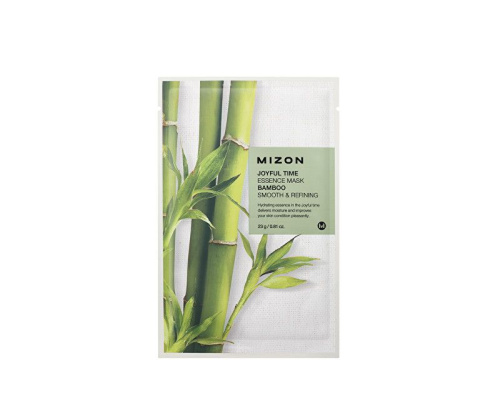 MIZON Тканевая маска для лица с экстрактом бамбука Joyful Time Essence Mask Bamboo