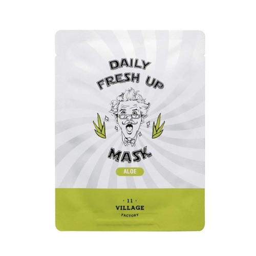 VILLAGE 11 FACTORY Тканевая маска с экстрактом алоэ Daily Fresh up Mask Aloe