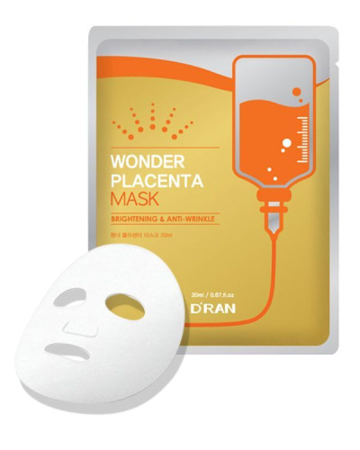 D'RAN Wonder Placenta Mask Плацентарная чудо маска, 1 шт