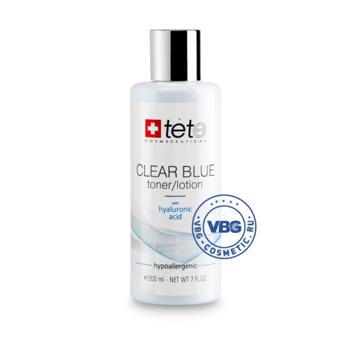 TETe CLEAR BLUE Toner-Lotion, 200 мл Тоник-лосьон с гиалуроновой кислотой