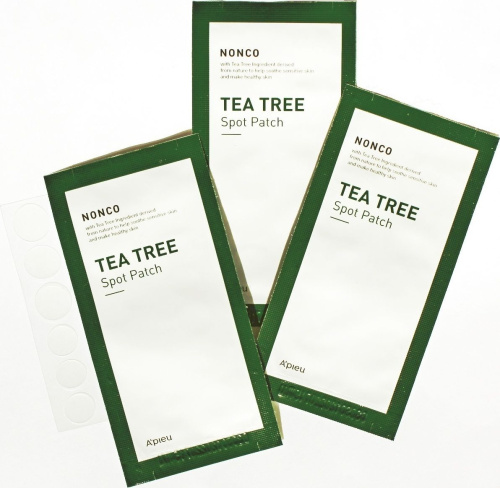 A'PIEU Лечебные патчи от акне с чайным деревом Nonсo Tea Tree Spot Patch