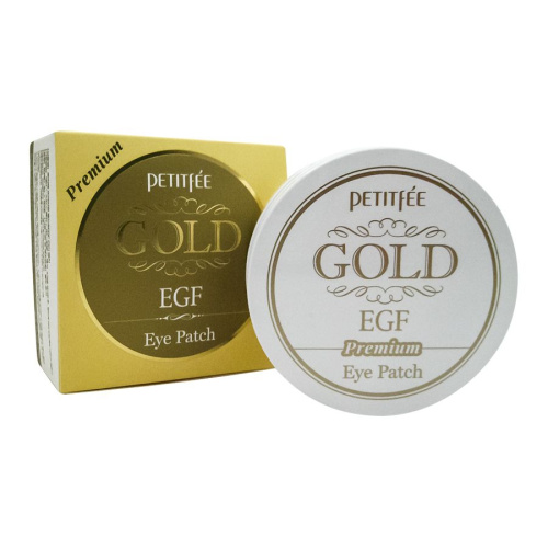 Petitfee Гидрогелевые патчи для глаз Premium Gold & EGF Eye Patch