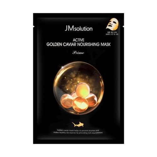 JM Solution Active Golden Caviar Nourishing Mask Ультратонкая тканевая маска с золотом и икрой, 1 шт.