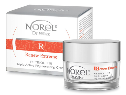 Norel Dr. Wilsz Retinol H10 - Triple active rejuvenating C Активный, омолаживающий крем с ретинолом, витамином С и фитиновой кислотой Renew Extreme