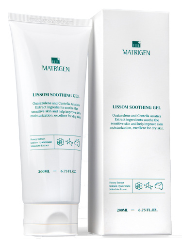 Matrigen Lissom Soothing Gel Гель для лица и тела успокаивающий, 200 мл