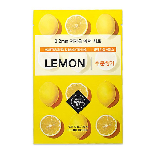 ETUDE HOUSE Маска тканевая с экстрактом лимона 0.2 Therapy Air Mask Lemon