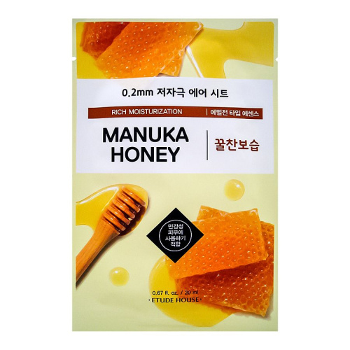 ETUDE HOUSE Маска тканевая с экстрактом мёда 0.2 Therapy Air Mask Manuka Honey