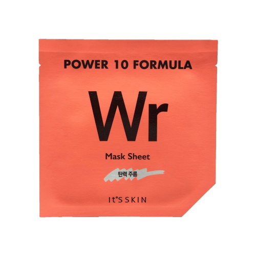 IT'S SKIN Омолаживающая листовая маска для лица с аденозином Power 10 Formula WR Mask Sheet