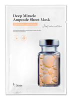 CELARION Deep Miracle Ampoule Sheet Mask-PROPOLIS nourishing Питательная тканевая маска для лица с прополисом, 1 шт.