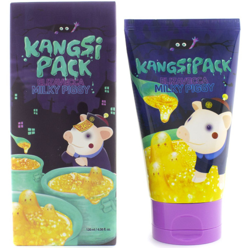 Elizavecca Milky Piggy Kangsi Pack Mask Маска для лица с содержанием золота 120 мл фото 2