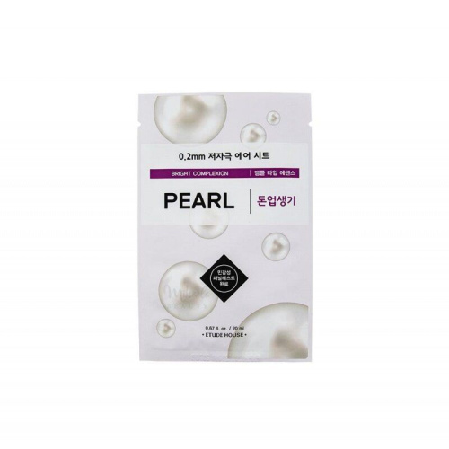 ETUDE HOUSE Маска тканевая с экстрактом жемчуга 0.2 Therapy Air Mask Pearl