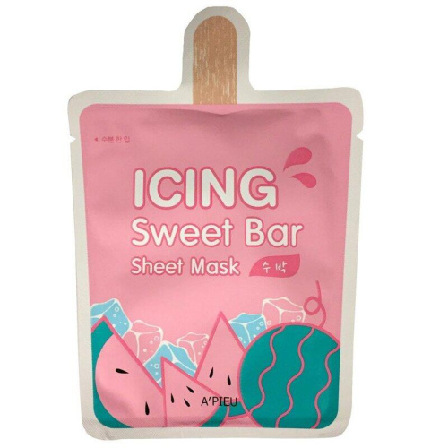 A'PIEU Тканевая маска с экстрактом арбуза Icing Sweet Bar Sheet Mask Watermelon