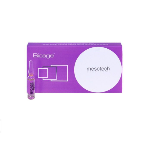 Mesotech BIOAGE (DNA) Биоэйдж (ДНК) Anti-age терапия, коррекция растяжек, 1шт х 2мл