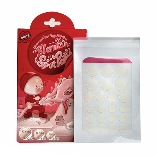 Elizavecca Патчи для проблемной кожи Witch Piggy Hell-Pore Blemish Spot Patch, 44 шт