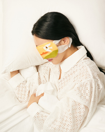 STEAMBASE DAILY EYEMASK SOFT SUNSET Паровая анти стресс аромо маска для глаз Мягкий закат, 5 шт фото 3