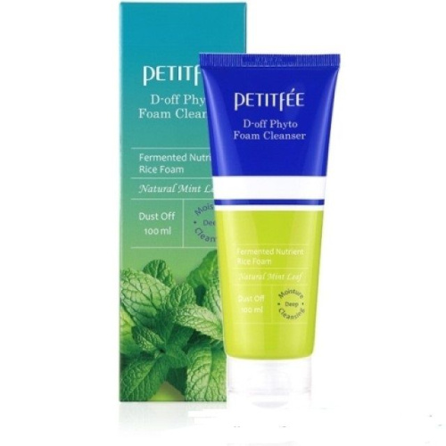 PETITFEE Фито-пенка для глубокого очищения D-OFF PHYTO FOAM CLEANSER, 100 мл