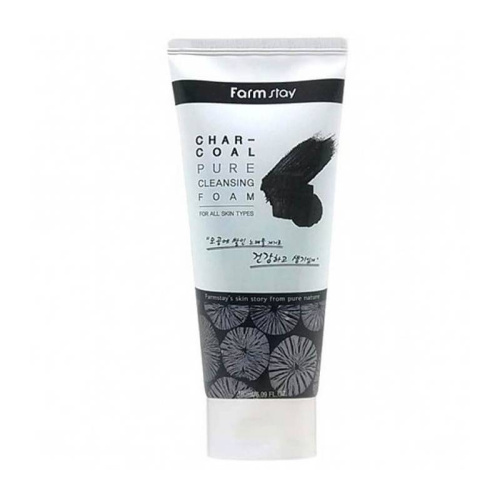 FarmStay Пенка для умывания и глубокой очистки пор с углем Charcoal Pure Cleansing Foam