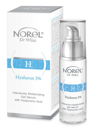 Norel Dr. Wilsz Hyaluron 3% Gel Serum - intensive moisturizing Интенсивно увлажняющая гелевая сыворотка