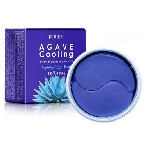 Petitfee Agave Cooling Hydrogel Eye Mask / 60pcs Охлаждающие гидрогелевые патчи с экстрактом агавы, 60 шт./30 пар