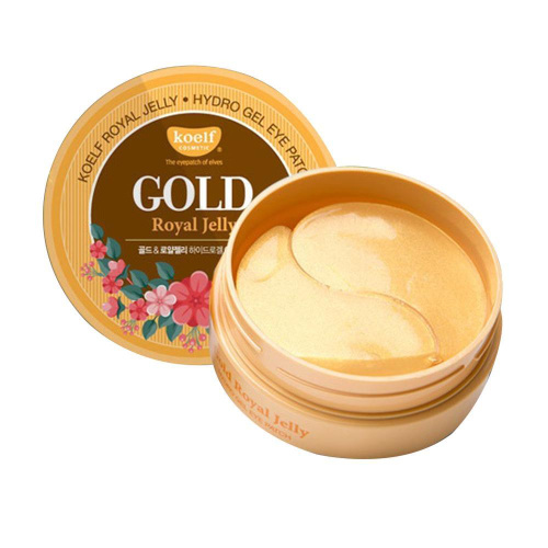 Petitfee Koelf Gold & Royal Jelly Eye Patch Антивозрастные гидрогелевые патчи с золотом и маточным молочком, 60 шт/30 пар