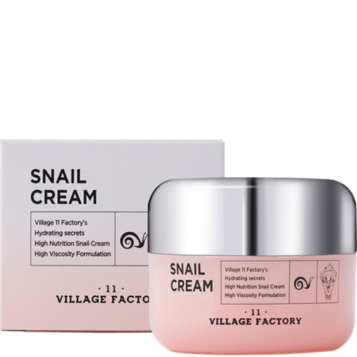 VILLAGE 11 FACTORY Крем для лица с улиточным муцином Snail Cream