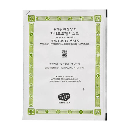 WHAMISA Organic Fruits Hydrogel Mask (Natural Fermentation) Маска для лица гидрогелевая на основе фруктовых ферментов