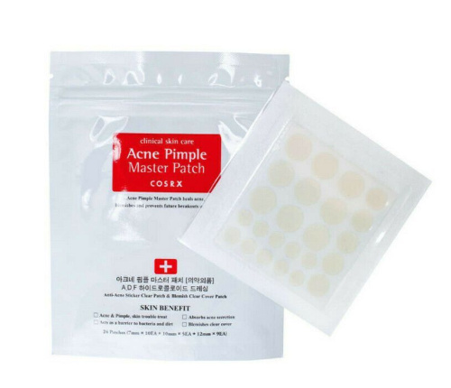 COSRX Acne Pimple Master Patch Патчи от прыщей, 24 шт.