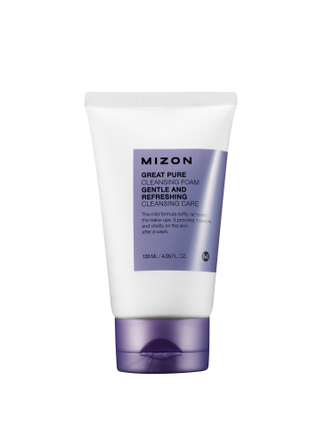 MIZON Скрабирующая пенка для очищения кожи лица Great Pure Cleansing Foam