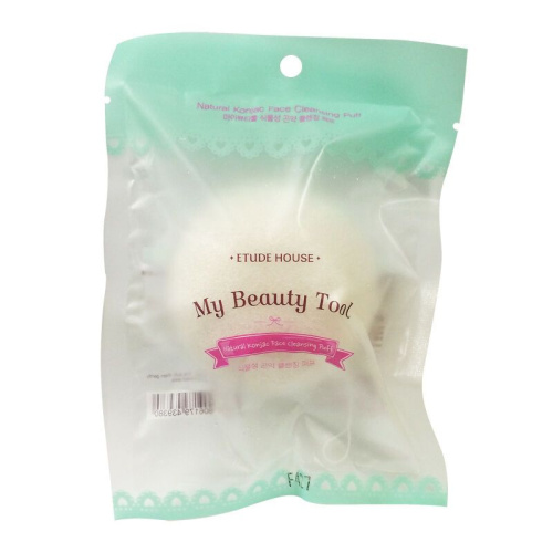 ETUDE HOUSE Очищающий спонж конняку My Beauty Tool Natural Konjac Face Cleansing Puff