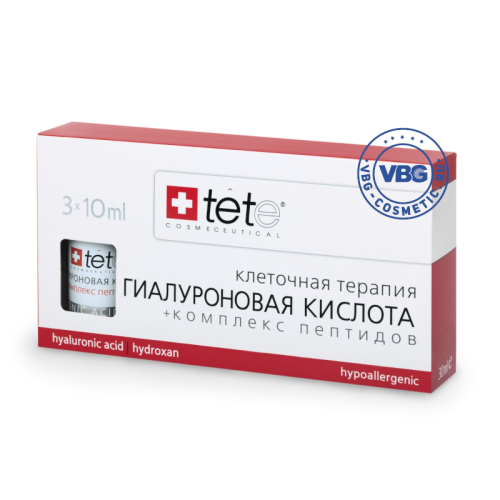 TETe Hyaluronic acid & Peptides Гиалуроновая кислота + комплекс пептидов