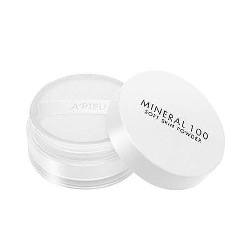 A'PIEU Минеральная рассыпчатая пудра Mineral 100 Soft Skin Powder