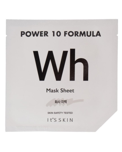 IT'S SKIN Осветляющая листовая маска арбутином Power 10 Formula WH Mask Sheet