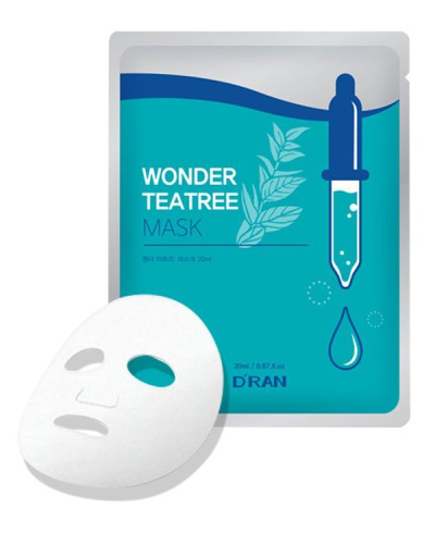 D'RAN Wonder Teatree Mask Чудо маска чайное дерево, 1 шт