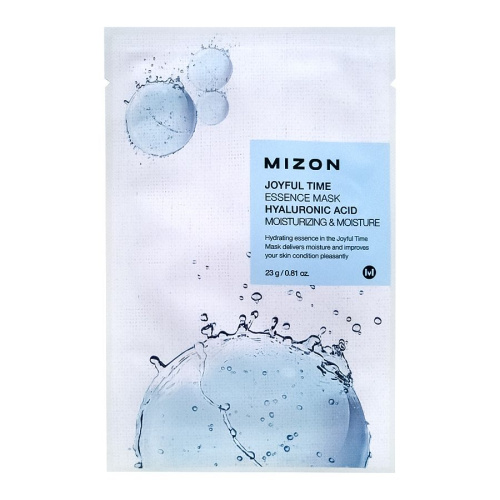 MIZON Тканевая маска для лица с гиалуроновой кислотой Joyful Time Essence Mask Hyaluronic Acid