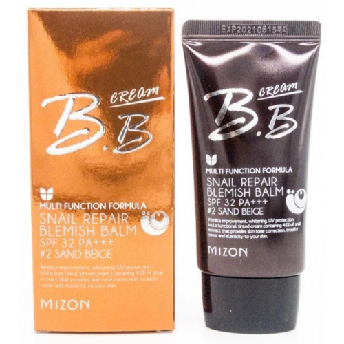 MIZON ББ крем с муцином улитки Snail Repair Blemish Balm SPF 32 PA+++ #02 Sаnd Beige