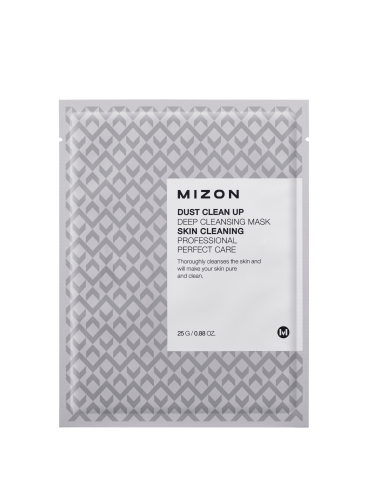 MIZON Маска тканевая очищающая Dust Clean Up Deep Cleansing Mask