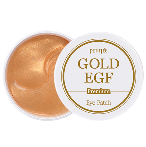 Petitfee Premium Gold & EGF Eye Patch Гидрогелевые патчи для век с частицами золота и фактором роста EGF, 60 шт./30 пар