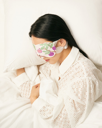 STEAMBASE DAILY EYEMASK SWEET FIG Паровая анти стресс маска для глаз с ароматом инжира и розы, 5 шт фото 2