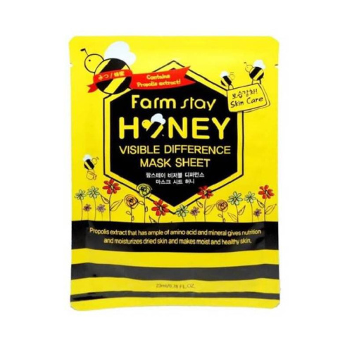 FarmStay Восстанавливающая маска с прополисом Visible Difference Mask Sheet Honey