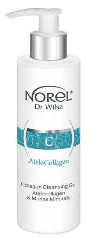 Norel Dr. Wilsz AteloCollagen - Collagen cleansing gel Коллагеновый очищающий гель с гиалуроновой кисловой, фитопланктоном и маслом барбассу