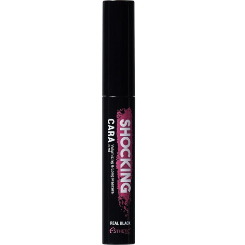 Esthetic House Тушь для ресниц 'Чёрная' SHOCKING CARA VOLUMIZING&LONG MASCARA (REAL BLACK), 8 мл