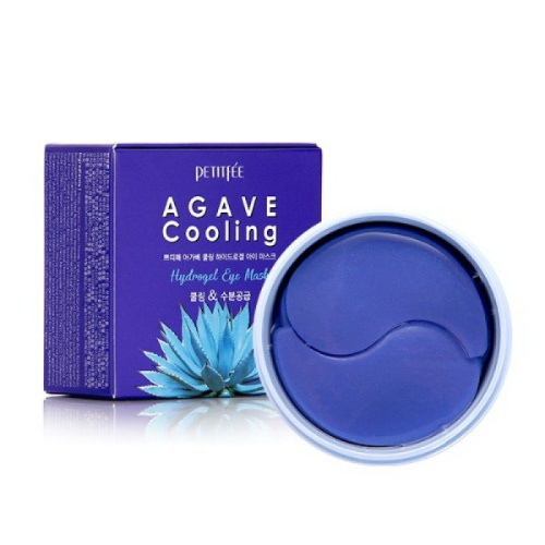 PETITFEE Набор патчей для век гидрогелевых Агава Agave Cooling Hydrogel Eye Mask, 60 шт