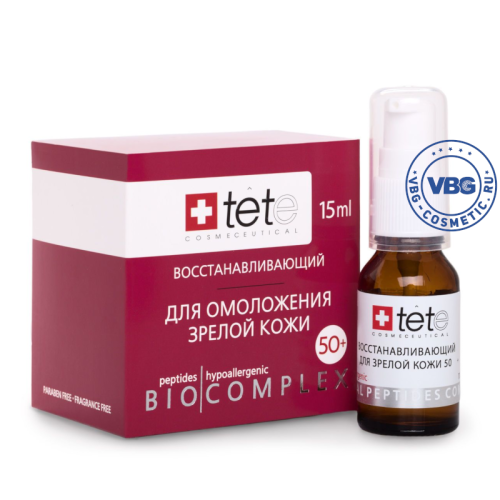 TETe Biocomplex 50+ 15 ml Биокомплекс для восстановления зрелой кожи 50+